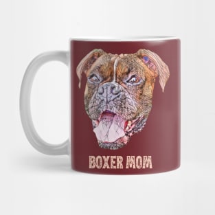 Boxer Mom - Boxer Mom Design Mug